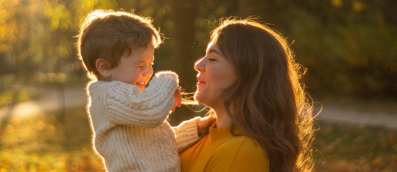 Femme avec son enfant