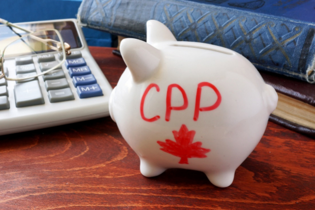 piggy bank with the letters CPP on it